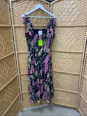 sam edelman maya midi dress Sam Edelman Women's Maya Smocked-Waist Tiered Maxi Dress
